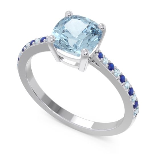 Pave Cushion Opaza Ring