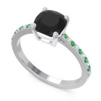 Pave Cushion Opaza Ring