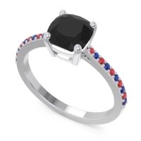 Pave Cushion Opaza Ring