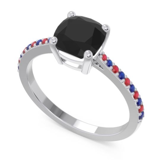 Pave Cushion Opaza Ring