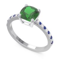 Pave Cushion Opaza Ring