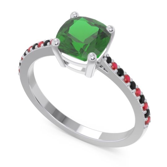 Pave Cushion Opaza Ring