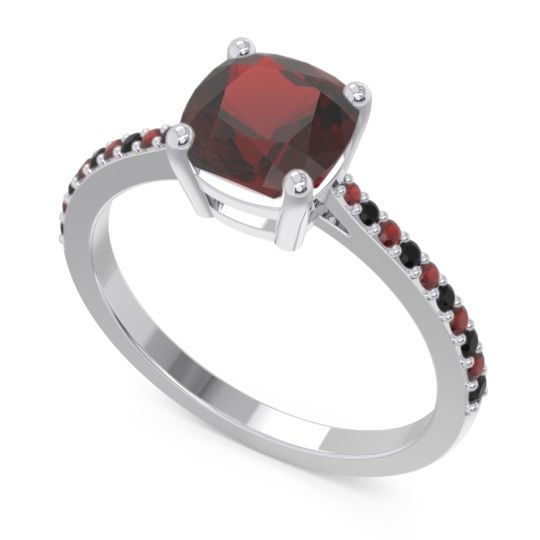 Pave Cushion Opaza Ring