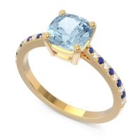 Pave Cushion Opaza Ring