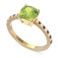 Pave Cushion Opaza Ring