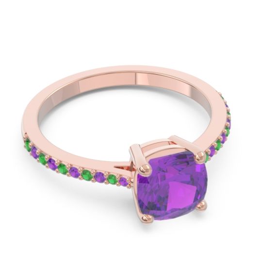 Pave Cushion Opaza Ring