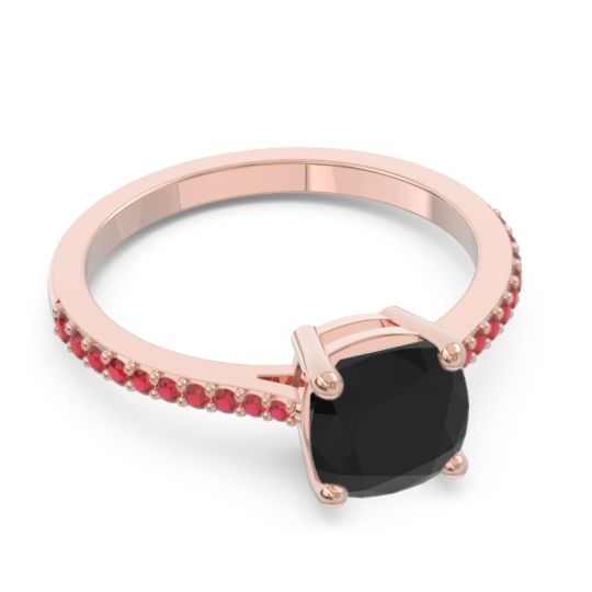 Pave Cushion Opaza Ring