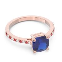 Pave Cushion Opaza Ring