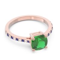 Pave Cushion Opaza Ring