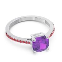 Pave Cushion Opaza Ring