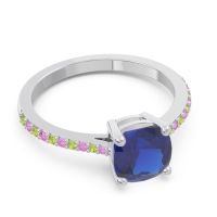 Pave Cushion Opaza Ring