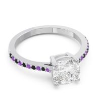 Pave Cushion Opaza Ring