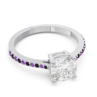 Pave Cushion Opaza Ring