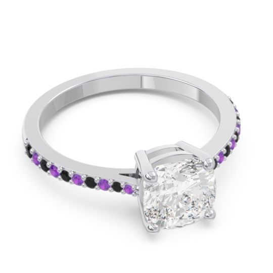 Pave Cushion Opaza Ring