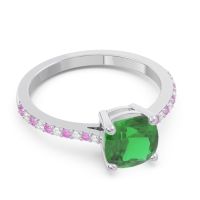Pave Cushion Opaza Ring