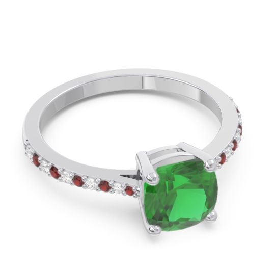 Pave Cushion Opaza Ring