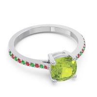 Pave Cushion Opaza Ring