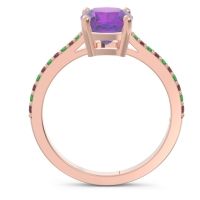 Pave Cushion Opaza Ring
