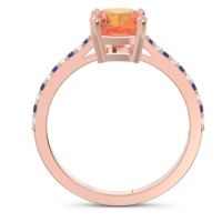 Pave Cushion Opaza Ring