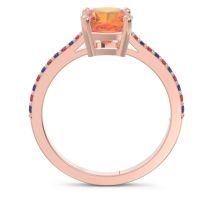 Pave Cushion Opaza Ring