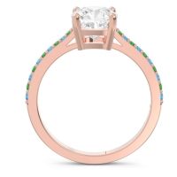 Pave Cushion Opaza Ring