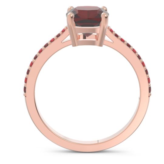 Pave Cushion Opaza Ring