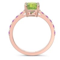 Pave Cushion Opaza Ring