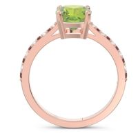 Pave Cushion Opaza Ring