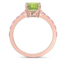 Pave Cushion Opaza Ring