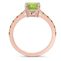 Pave Cushion Opaza Ring