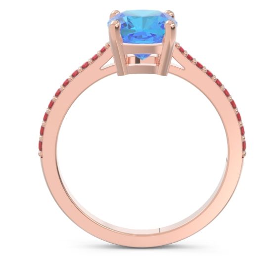 Pave Cushion Opaza Ring