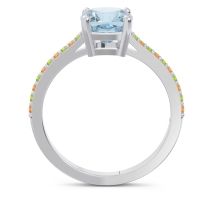 Pave Cushion Opaza Ring