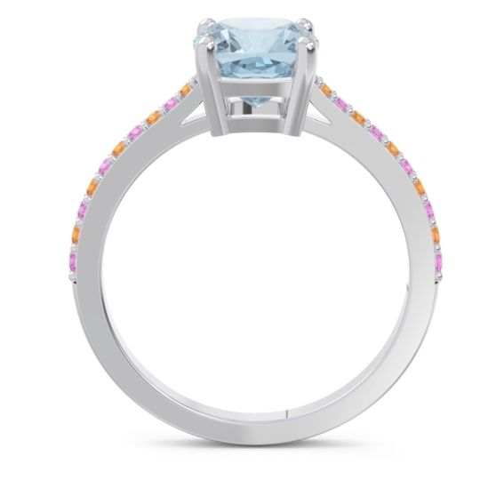 Pave Cushion Opaza Ring