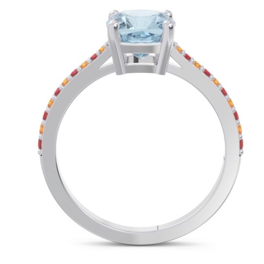 Pave Cushion Opaza Ring