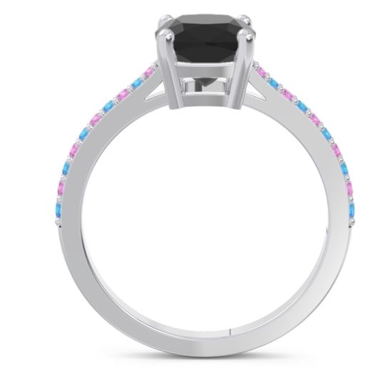 Pave Cushion Opaza Ring