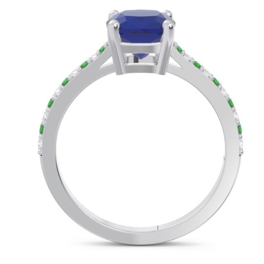 Pave Cushion Opaza Ring