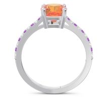 Pave Cushion Opaza Ring