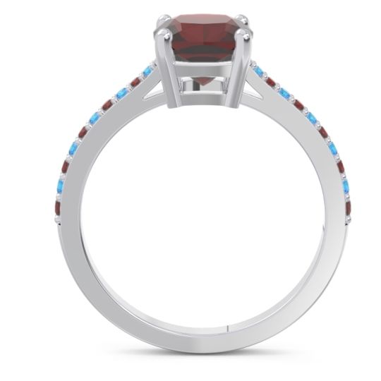 Pave Cushion Opaza Ring