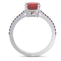 Pave Cushion Opaza Ring