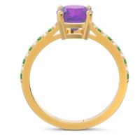 Pave Cushion Opaza Ring
