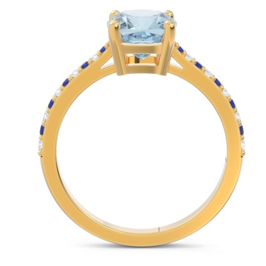 Pave Cushion Opaza Ring