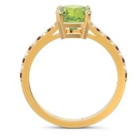 Pave Cushion Opaza Ring