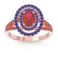 Halo Pave Duli Ring