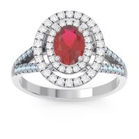 Halo Pave Duli Ring