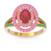 Halo Pave Duli Ring