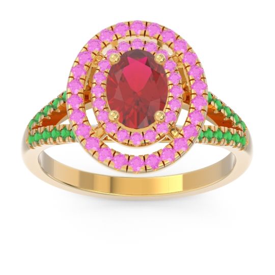 Halo Pave Duli Ring