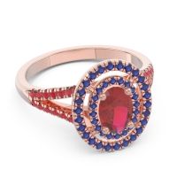 Halo Pave Duli Ring