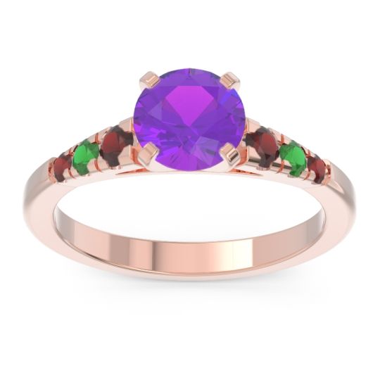 Cathedral Pave Sari Ring