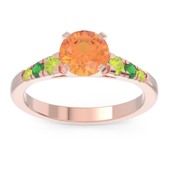 Cathedral Pave Sari Ring