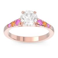Cathedral Pave Sari Ring